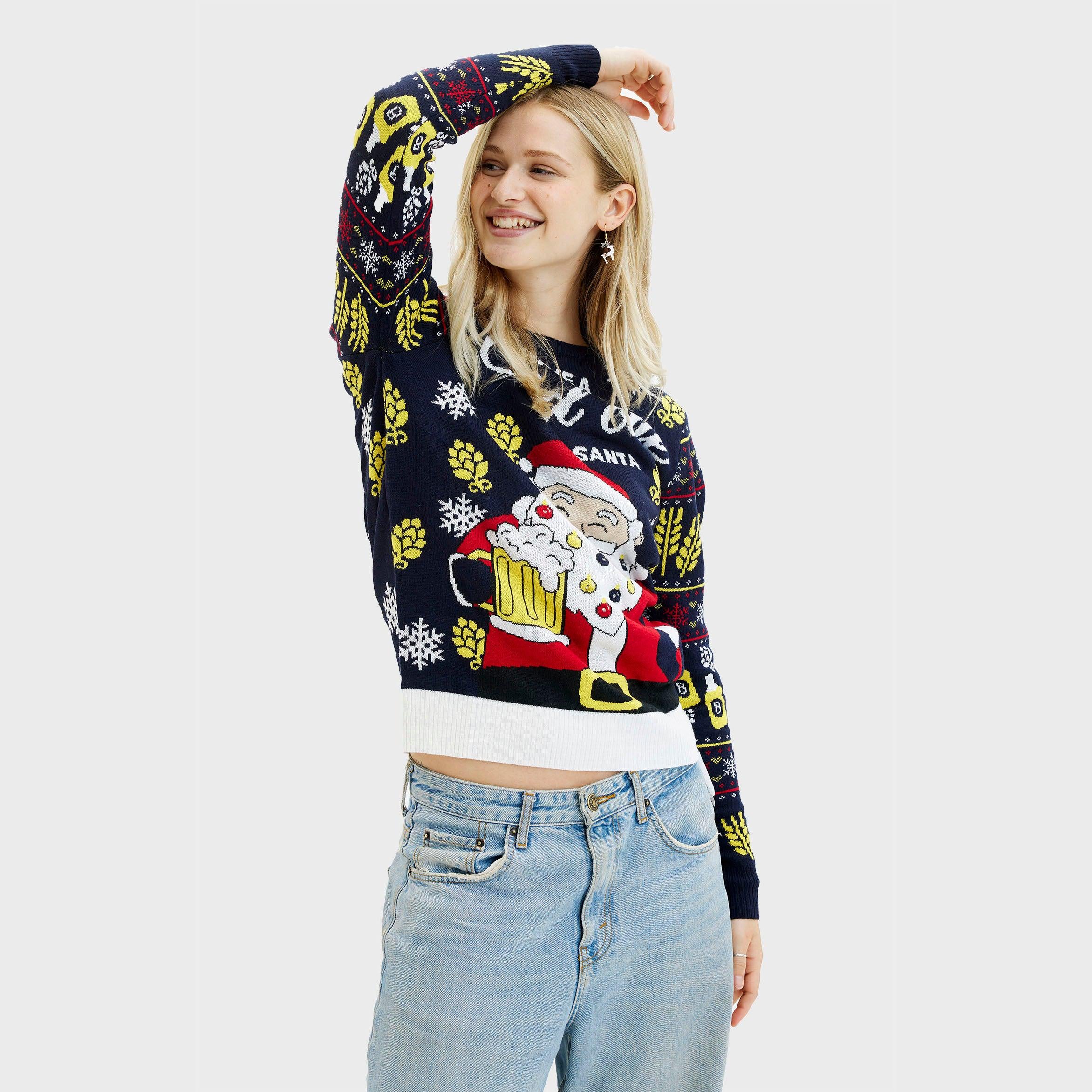 Have A Cold One With Santa Julegenser - Dame